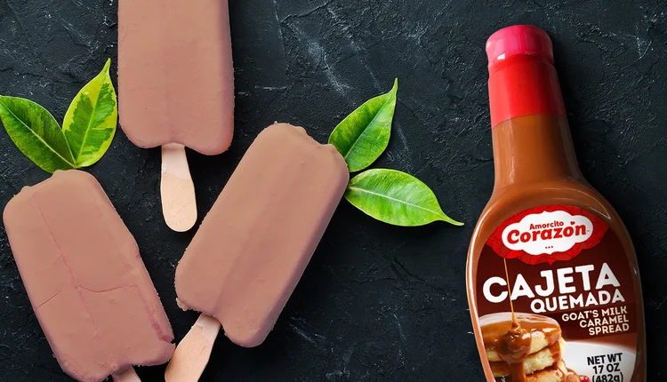 Cajeta ice pops